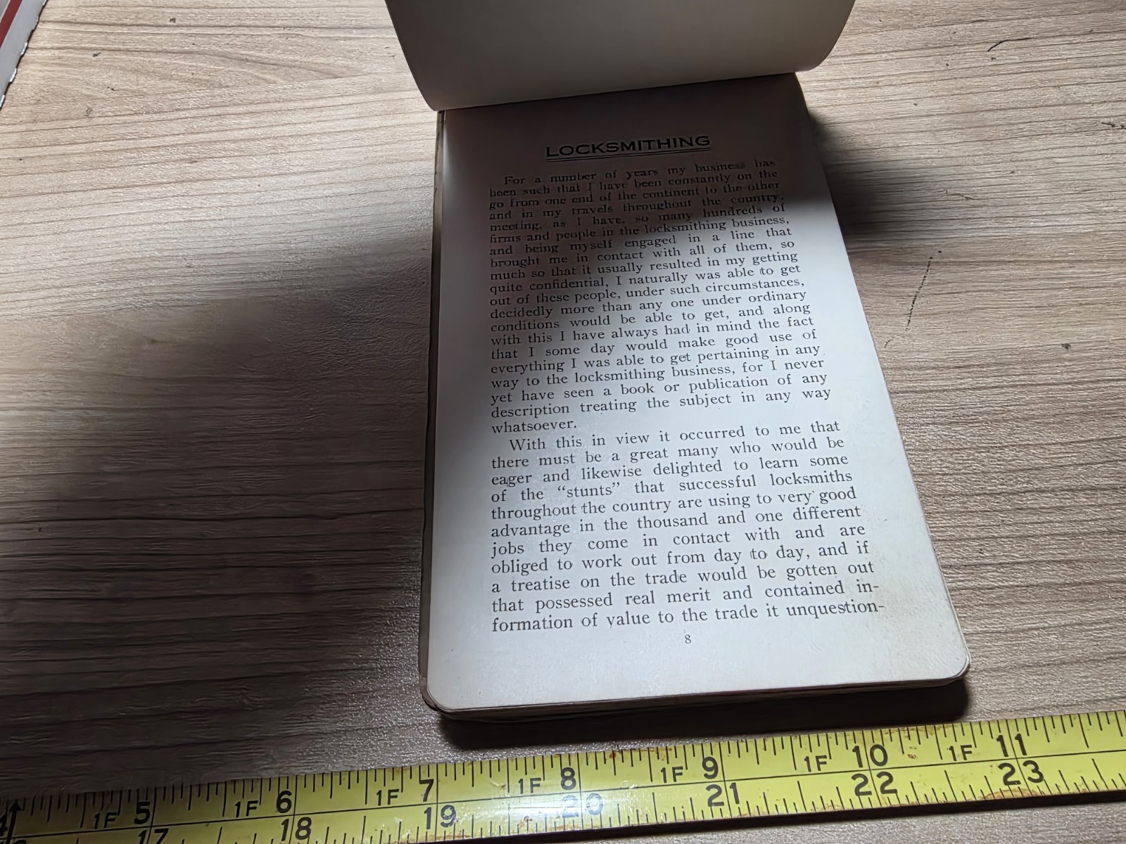Vtg 1917 Locksmithing and General Shop Information Booklet H. W. Routson Oakland