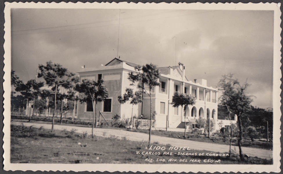 Lido Hotel V Carlos Paz Sierras de Cordoba Mexico photo ca 1940s