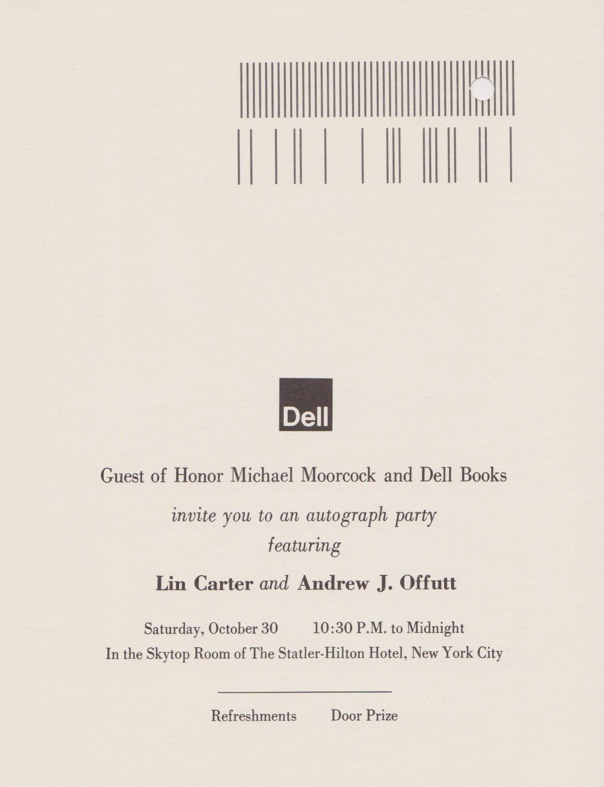 3 DELL SF PROMO PAPERBACK COVERS~MICHAEL MOORCOCK~COUNT BRASS~ETERNAL CHAMPION