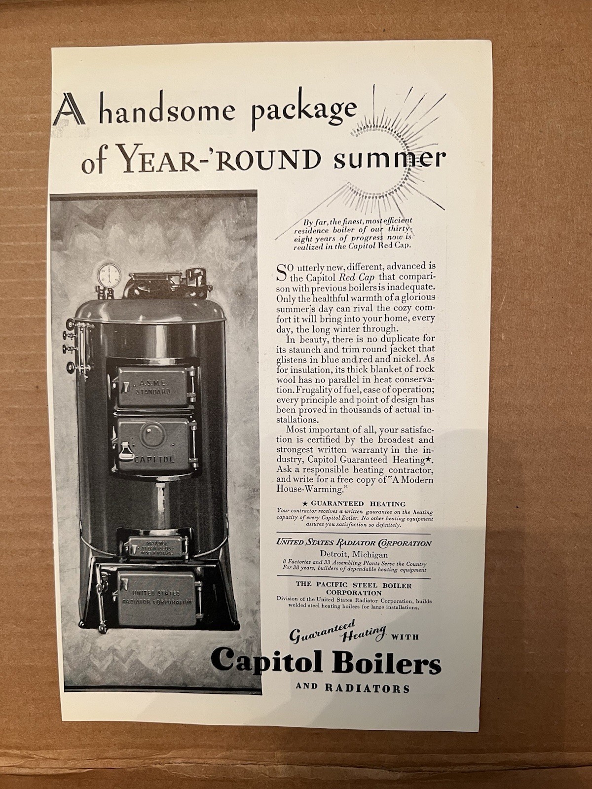 Lot of 6 Vintage Print Ads Waterman’s Sheaffer Texaco Eversharp Capital Boilers