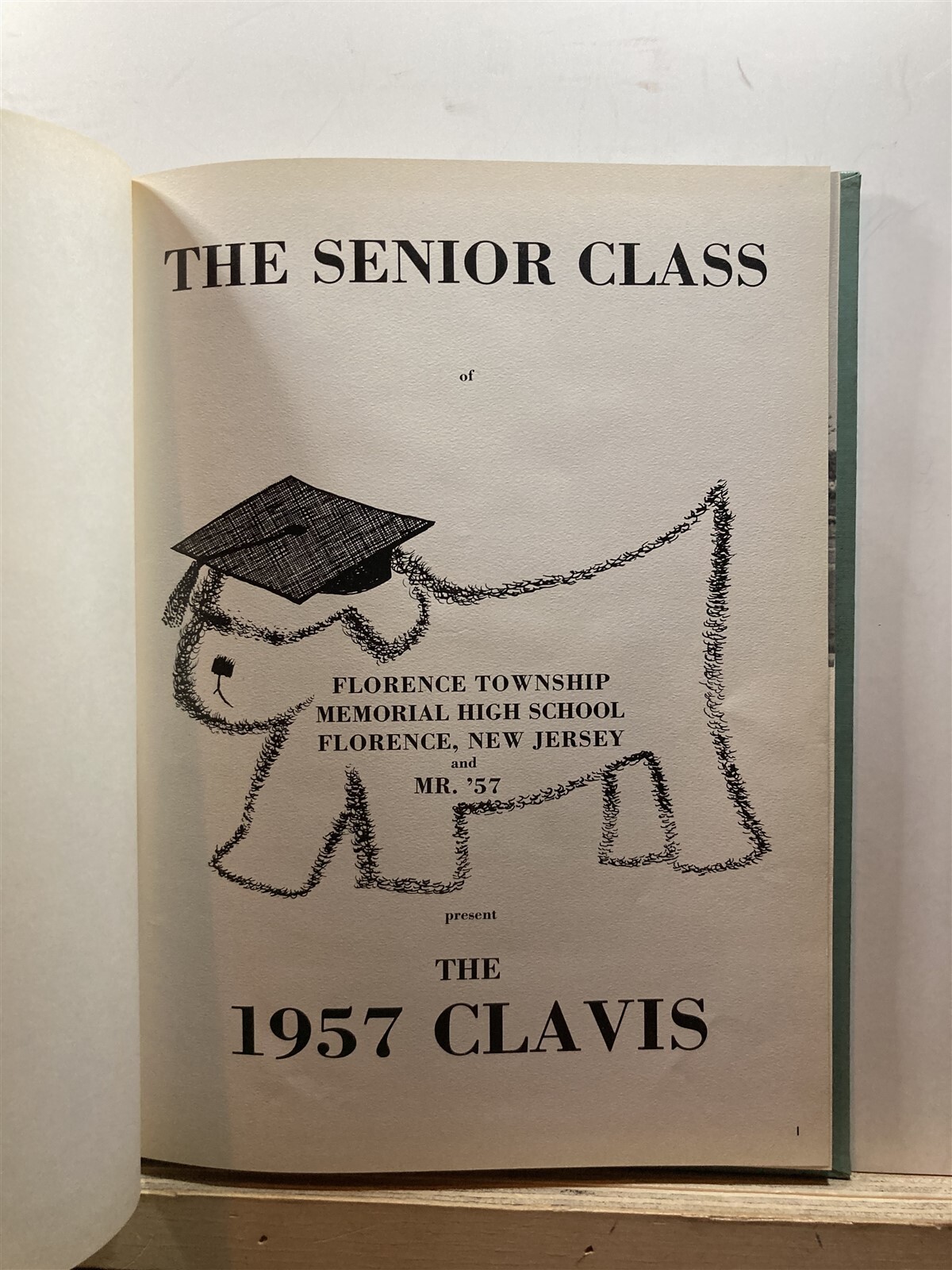 1957 Florence Township Twp High School Annual Yearbook Burlington County NJ