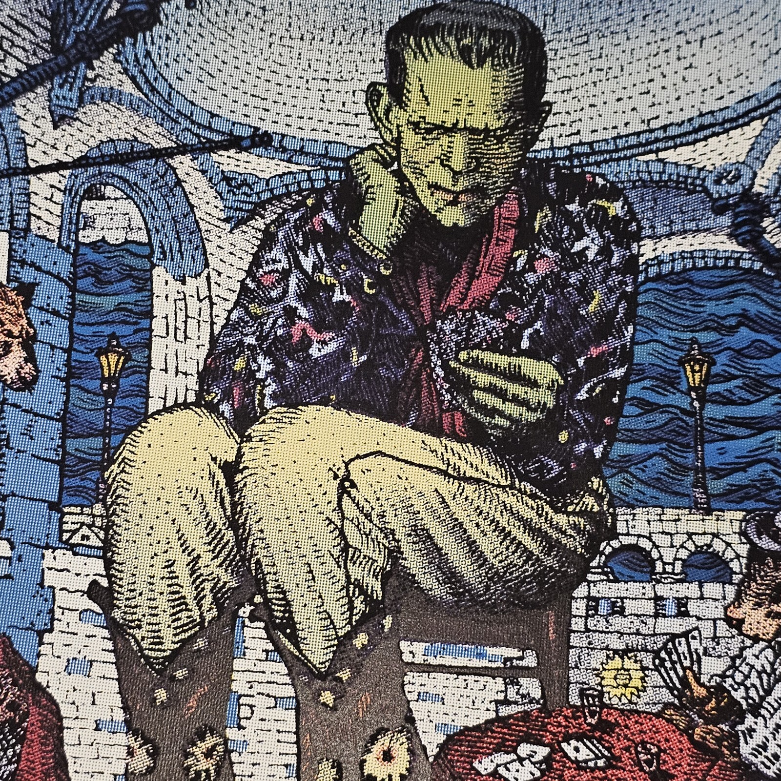 Widespread Panic David Welker Brooklyn New York Signed Poster Screen Print # NY