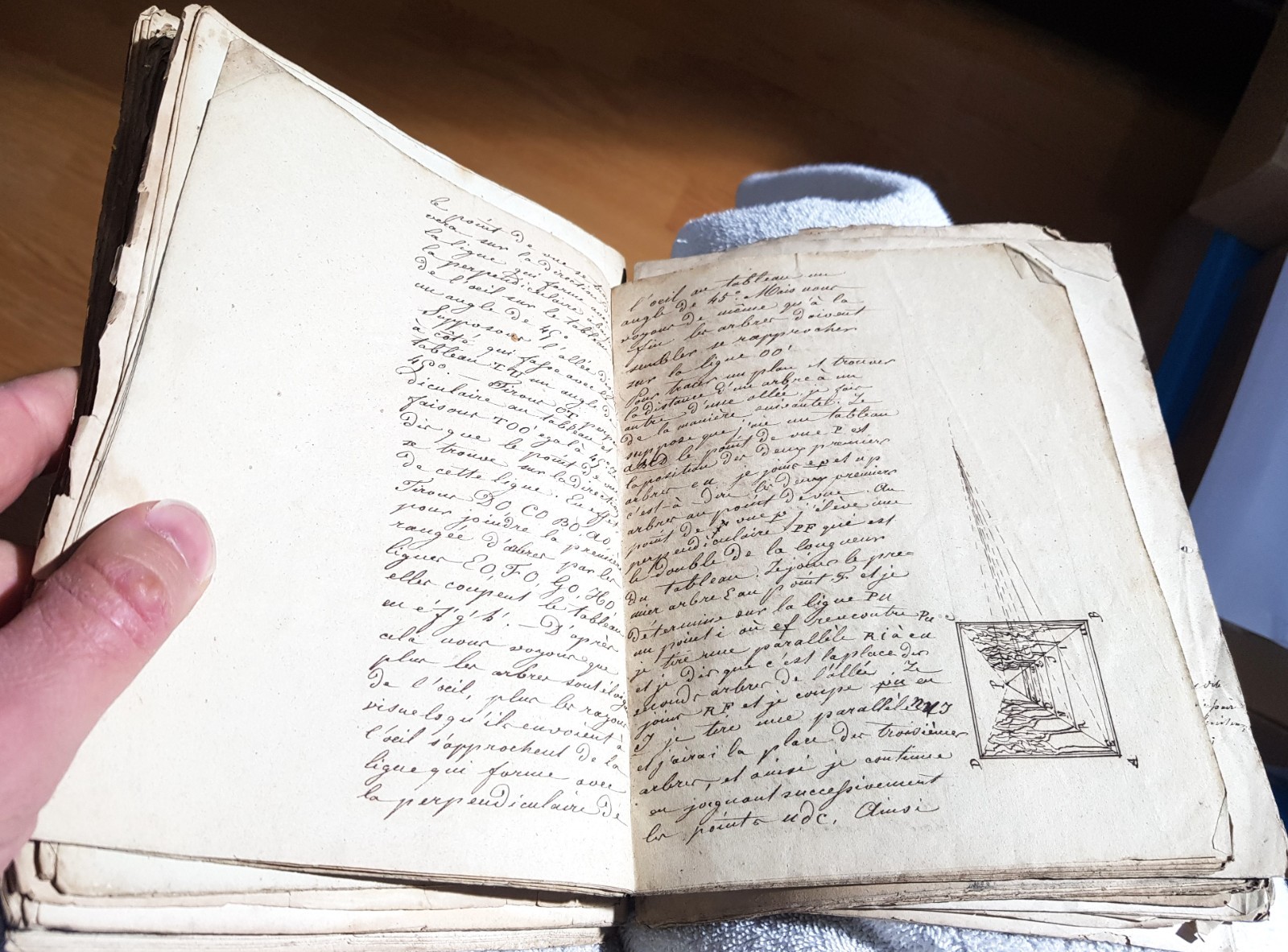 Important 19th Century Physics Chemistry Manuscript Set, Many Diagrams