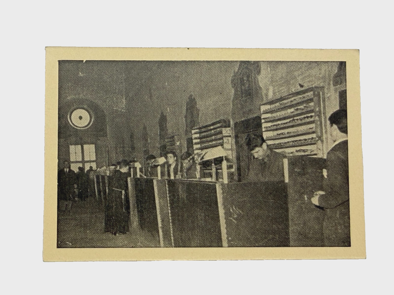 1920-1930’s MONASTERY LEATHER SCHOOL Florence Italy Business Card