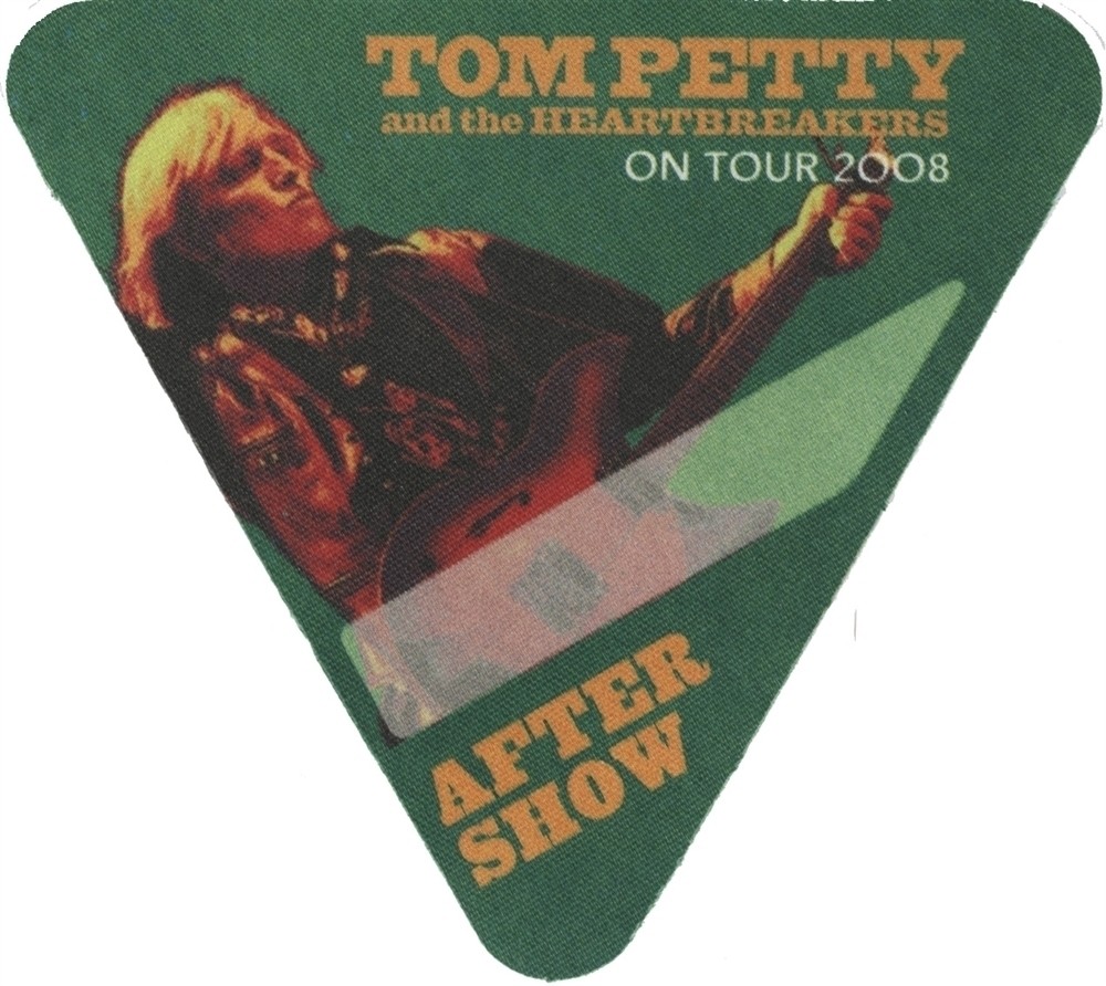 Tom Petty & the Heartbreakers 2008 concert tour After Show Backstage Pass