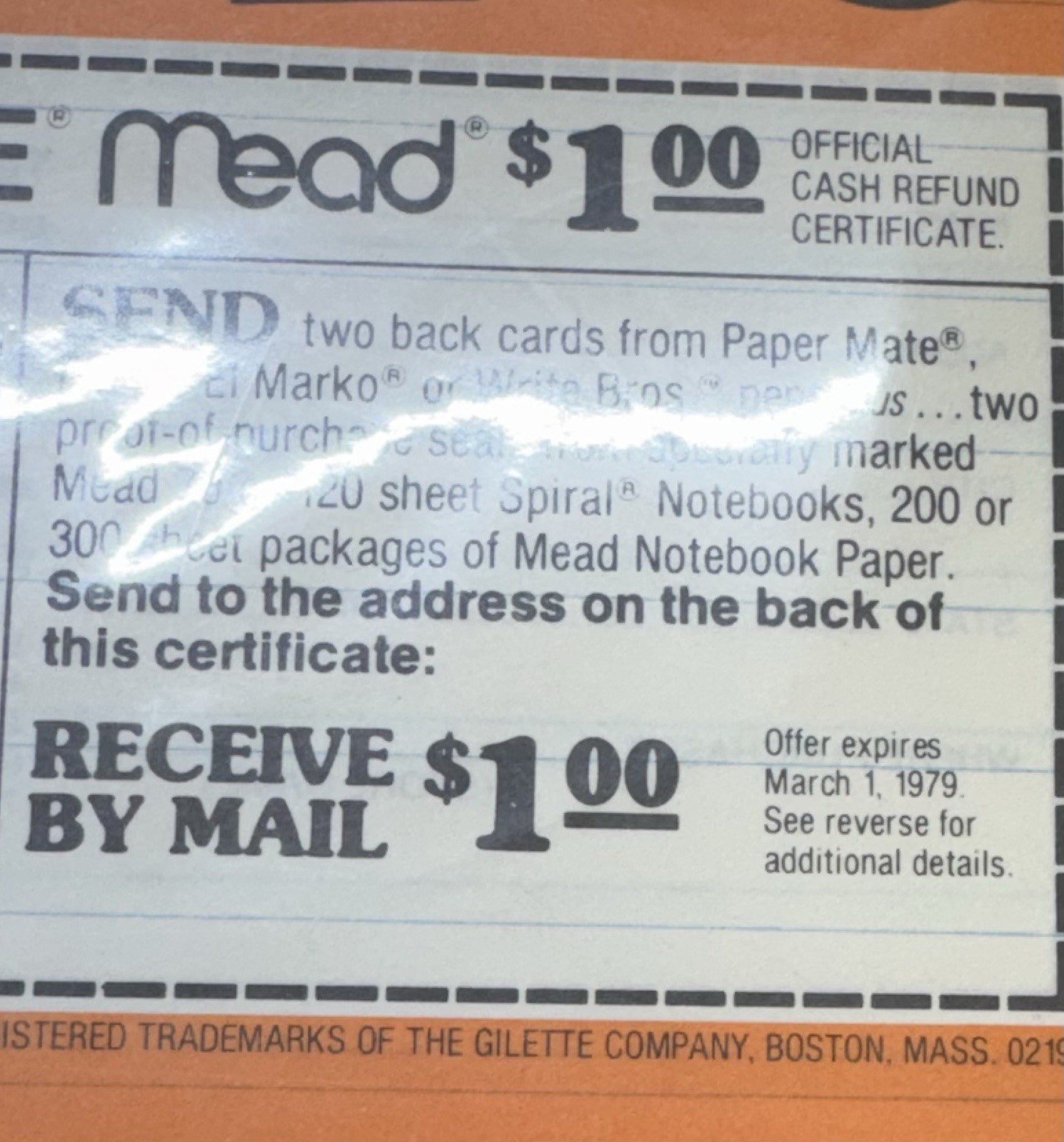 Vintage 1979 Mead Blue Horse School Notebook Ruled Paper 200 Sheets