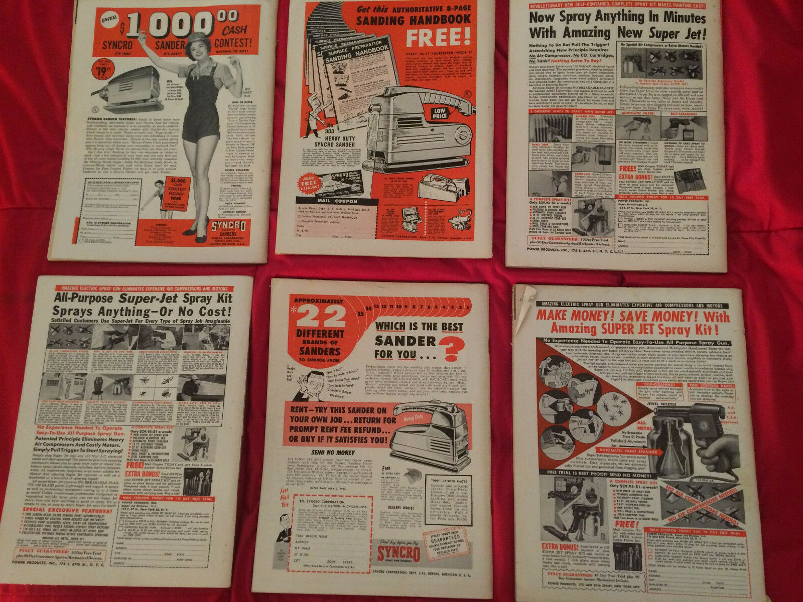 Vtg HOME CRAFTSMAN Magazines 1953-1956 Lot of 6