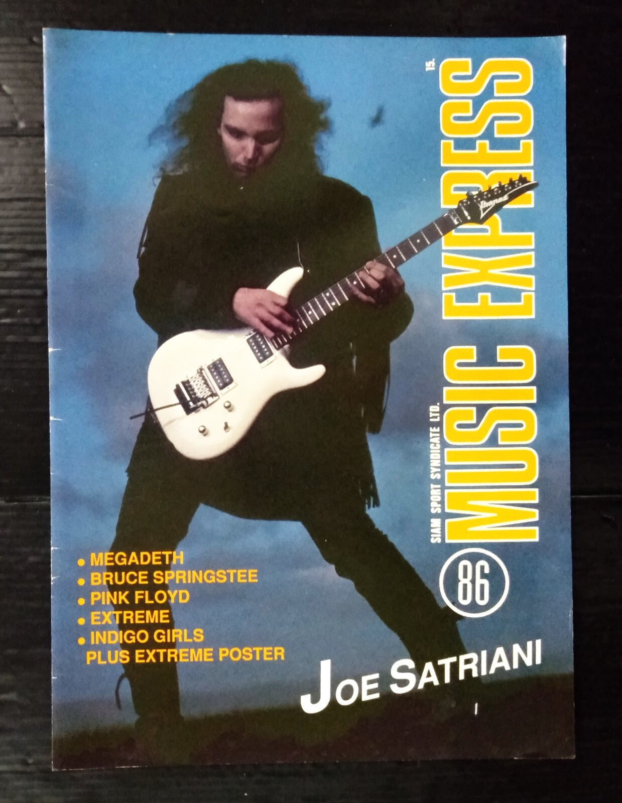 C5768 Pearl Jam Joe Satriani Vintage Thailand ONLY 1 COLOR PAGE MEGA RARE!!!
