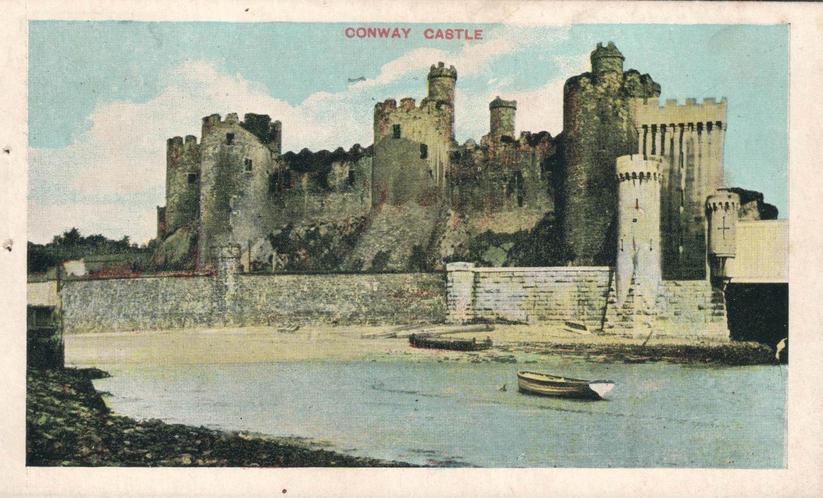 EARLY 1900’s ANTIQUE Renshaw Series Conway Castle Wales POSTCARD – UNUSED