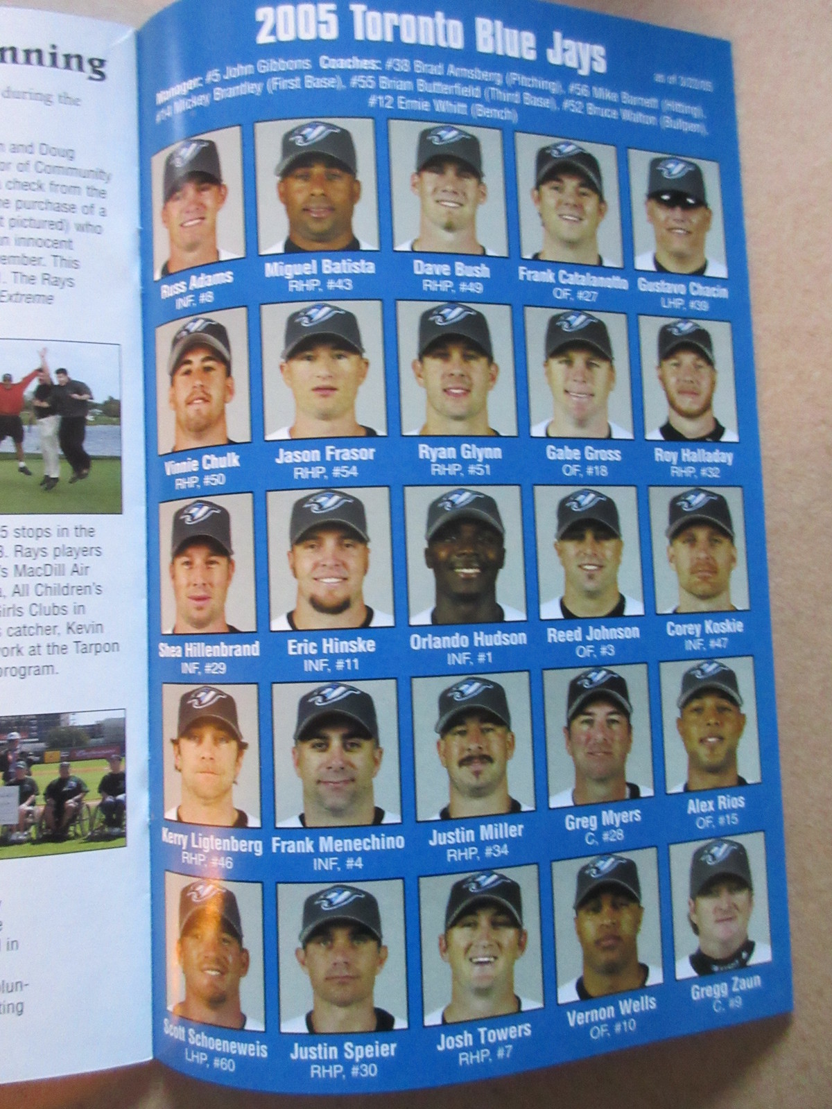 Lot of 8 TAMPA BAY RAYS programs CARL CRAWFORD Rays Insider 2005