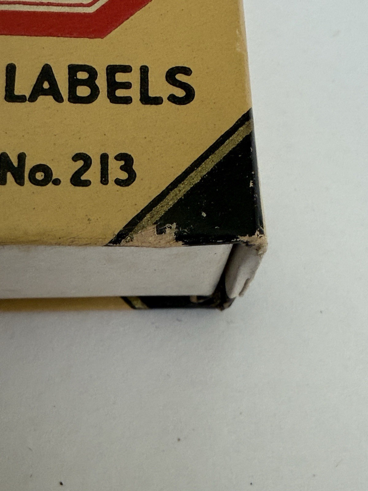 Vtg Dennison Paper Products,lot Of 2, Box Of Thumb Tacks & Box Of Gummed Labels