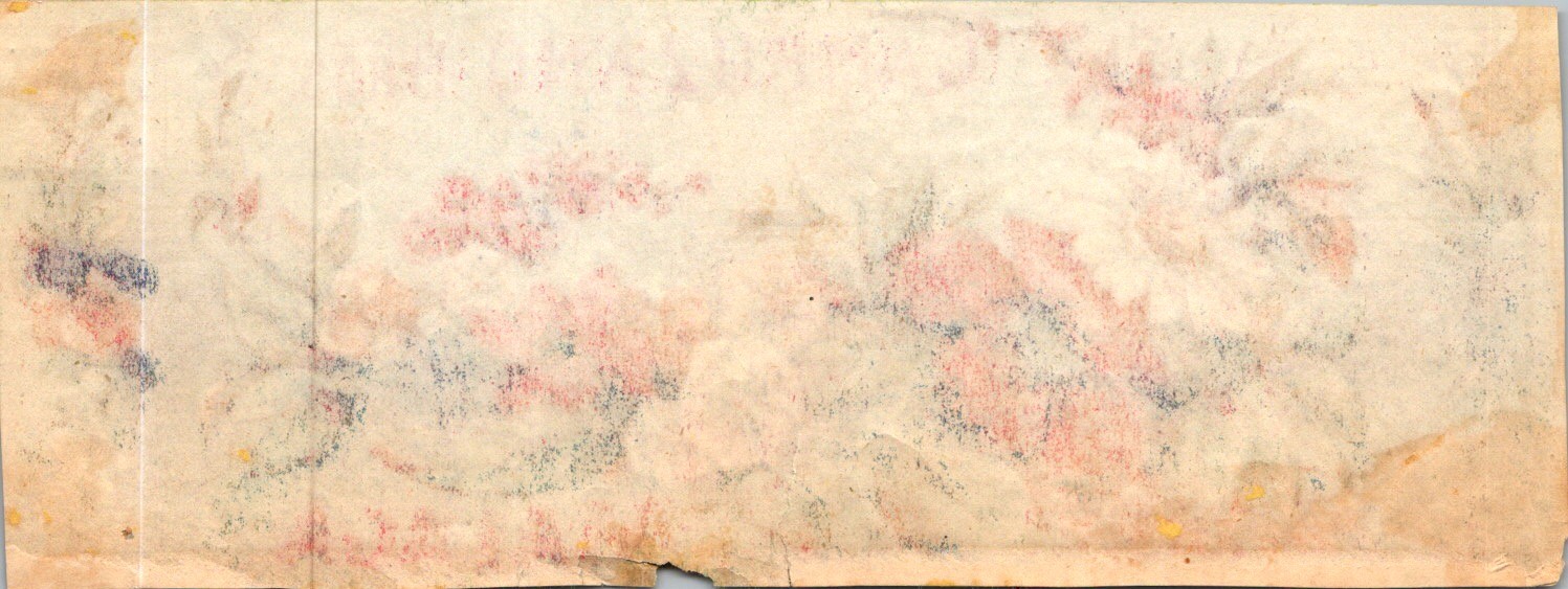 Campuzano Bros. Málaga Chromolitho Label 1880s Floral Poppies