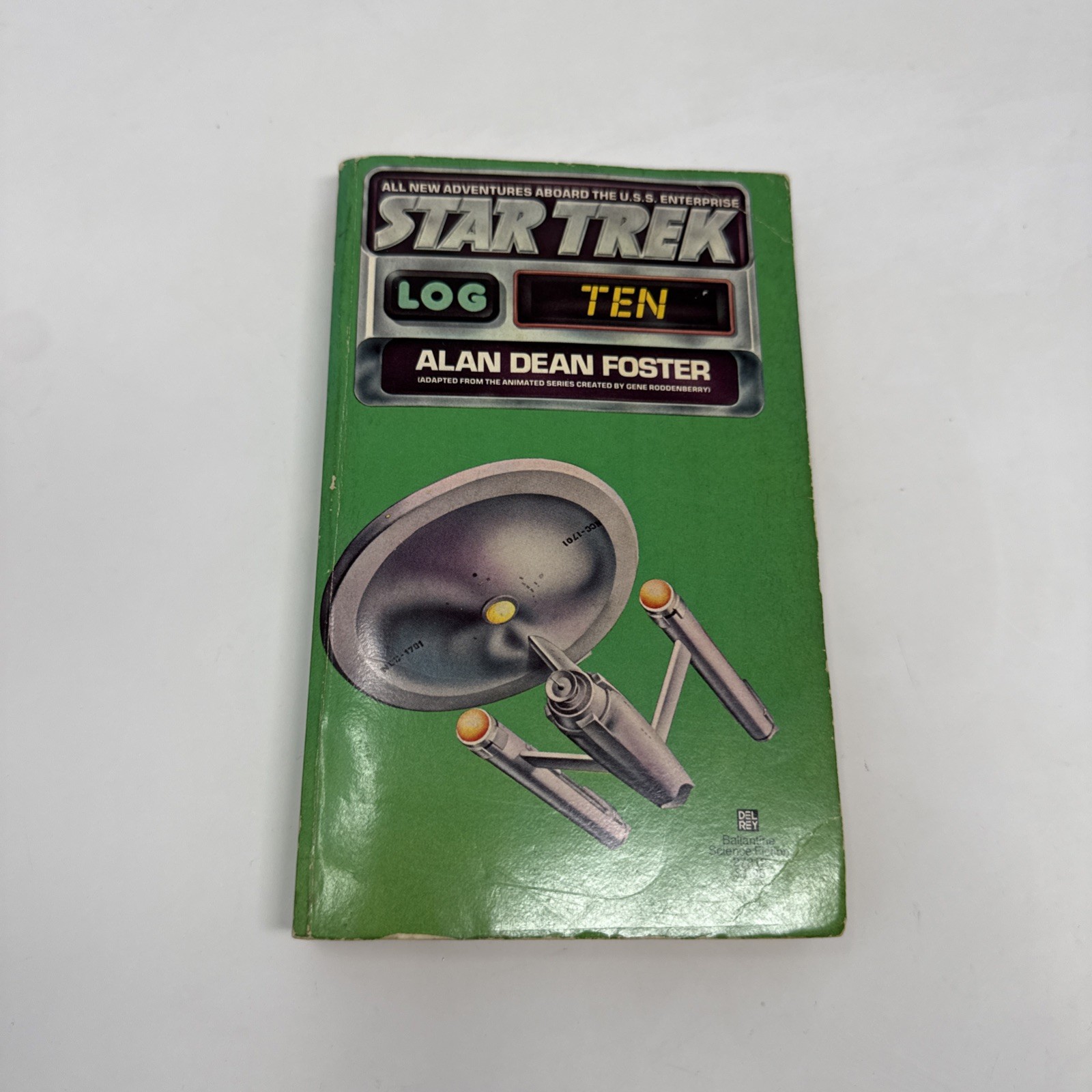 J56 3 Star Trek Log 10 27212 James Blish Del Ray Vintage Paperback Book