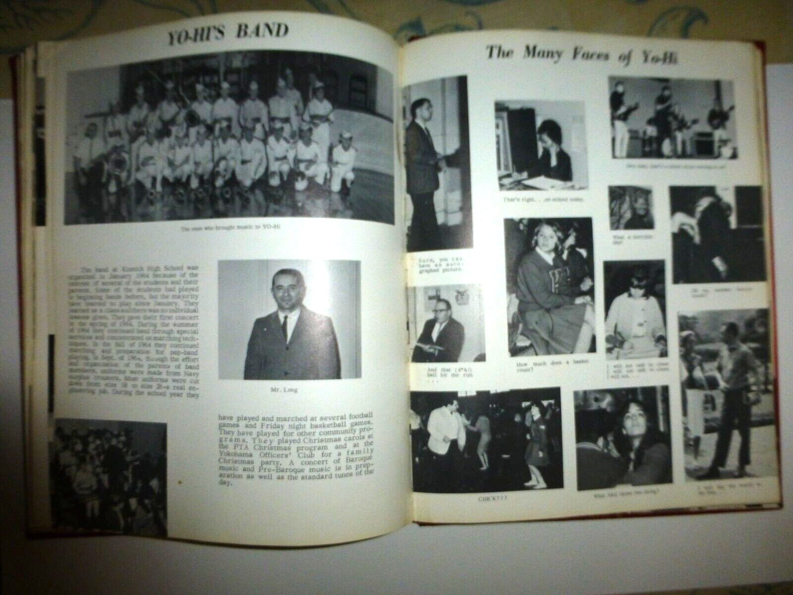 YEARBOOK YOKOHOMA JAPAN NILE KINNICK HIGH SCHOOL THE KRIMSON 1965