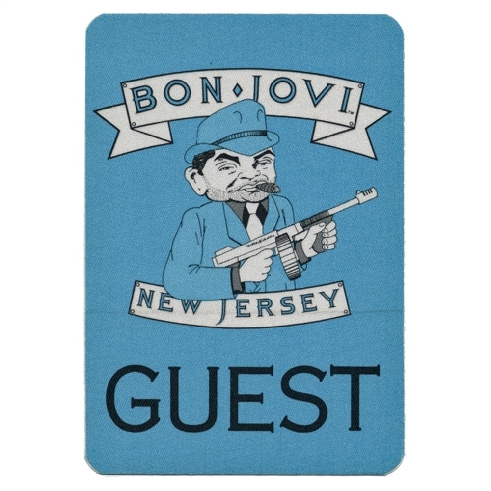 Bon Jovi 1988 New Jersey concert tour vintage Band Guest Backstage Pass