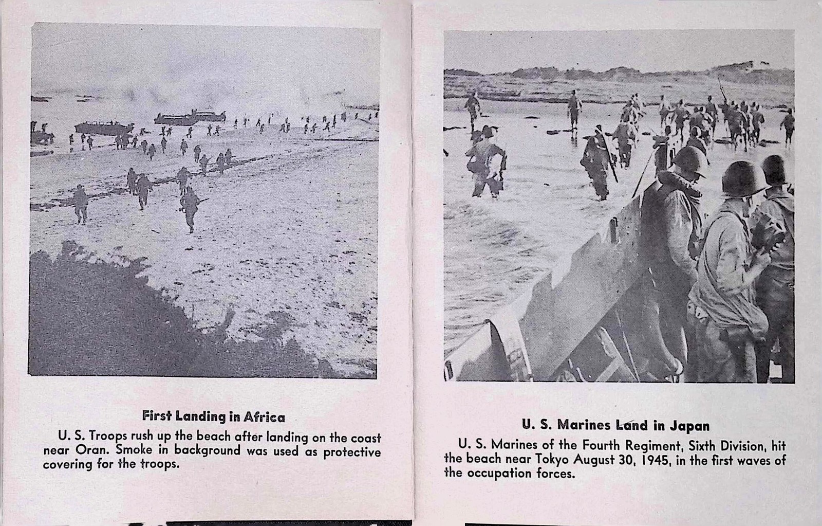 1945 WCAM Camden NJ WWII Commemorative Booklet Photos Africa Japan Flamethrower