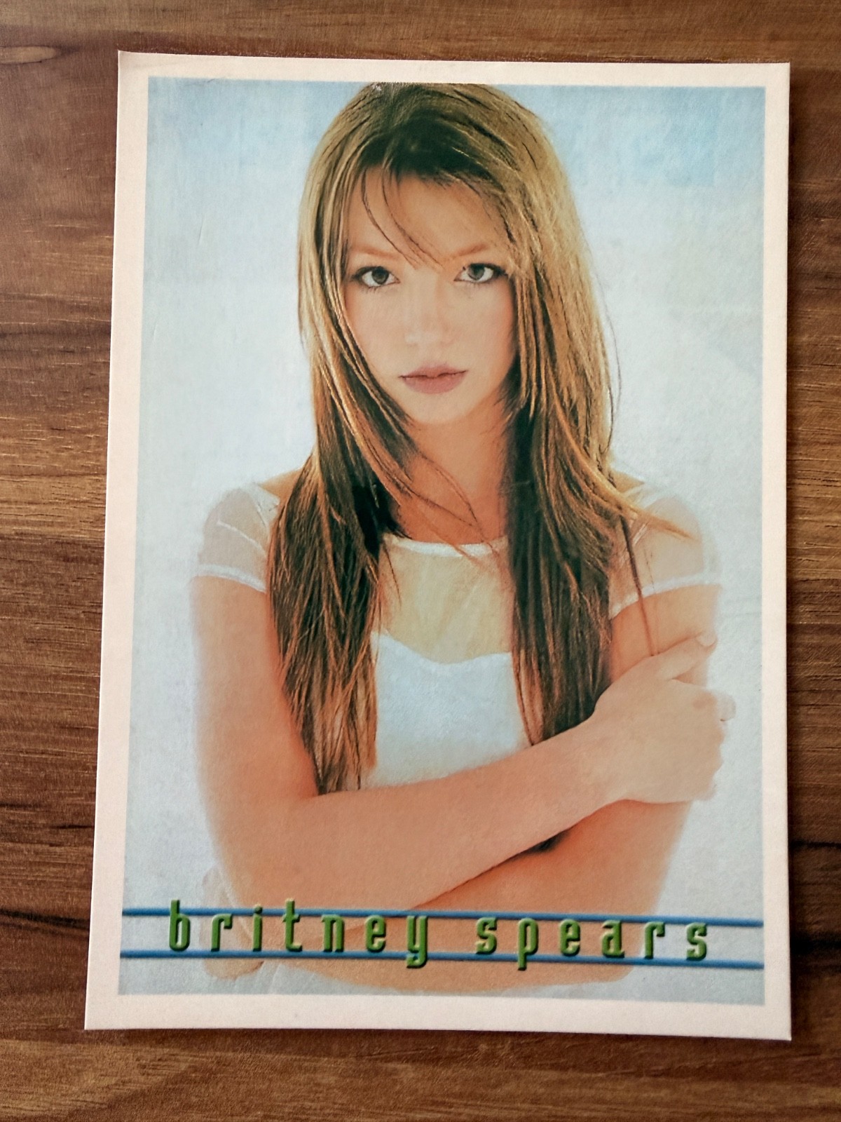 Britney Spears Rare Vintage Turkish Magazine Card Baby One More Time Era
