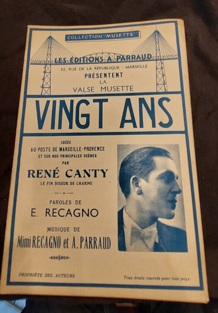 Twenty Years René Canty Sheet Music