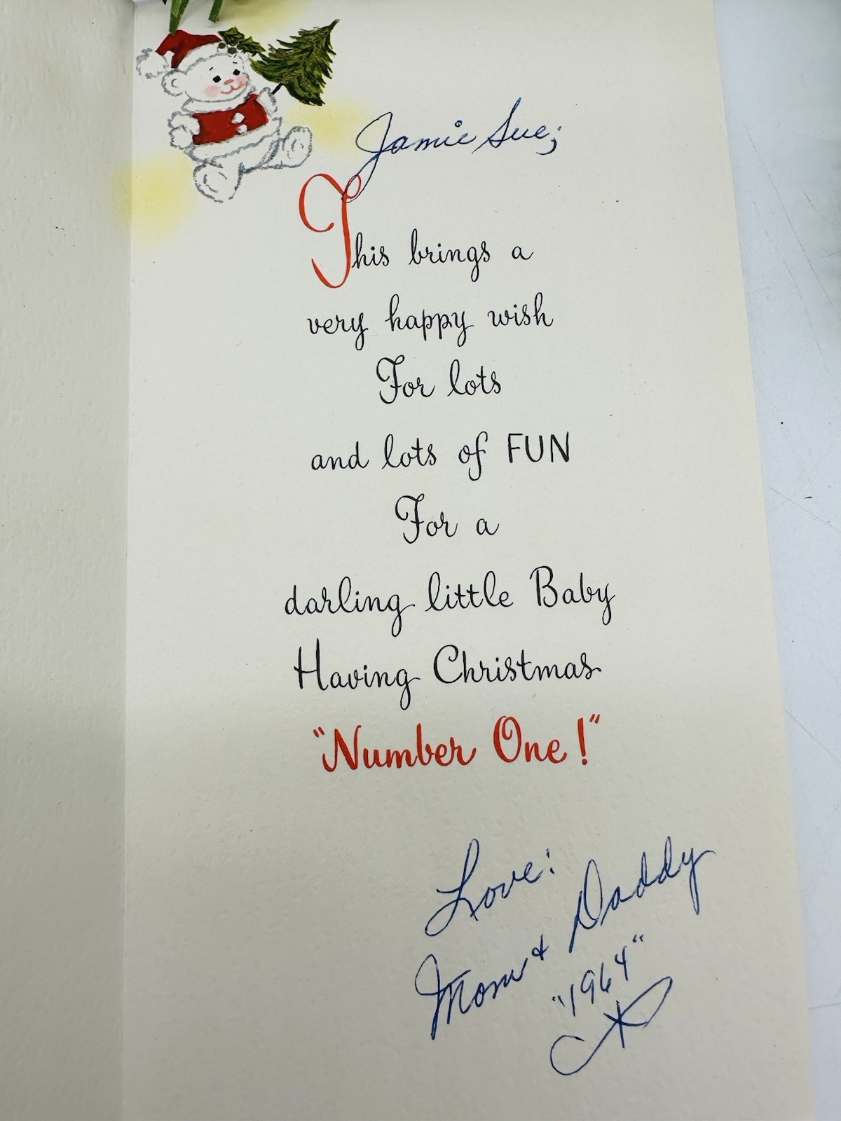 Vintage Baby’s First Christmas Greeting Cards Set of 2