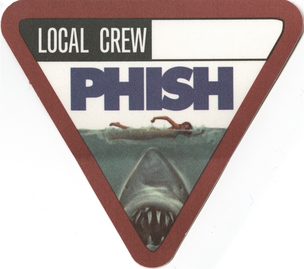 Phish 1997 Slip Stitch and Pass concert tour Local Crew Backstage Pass