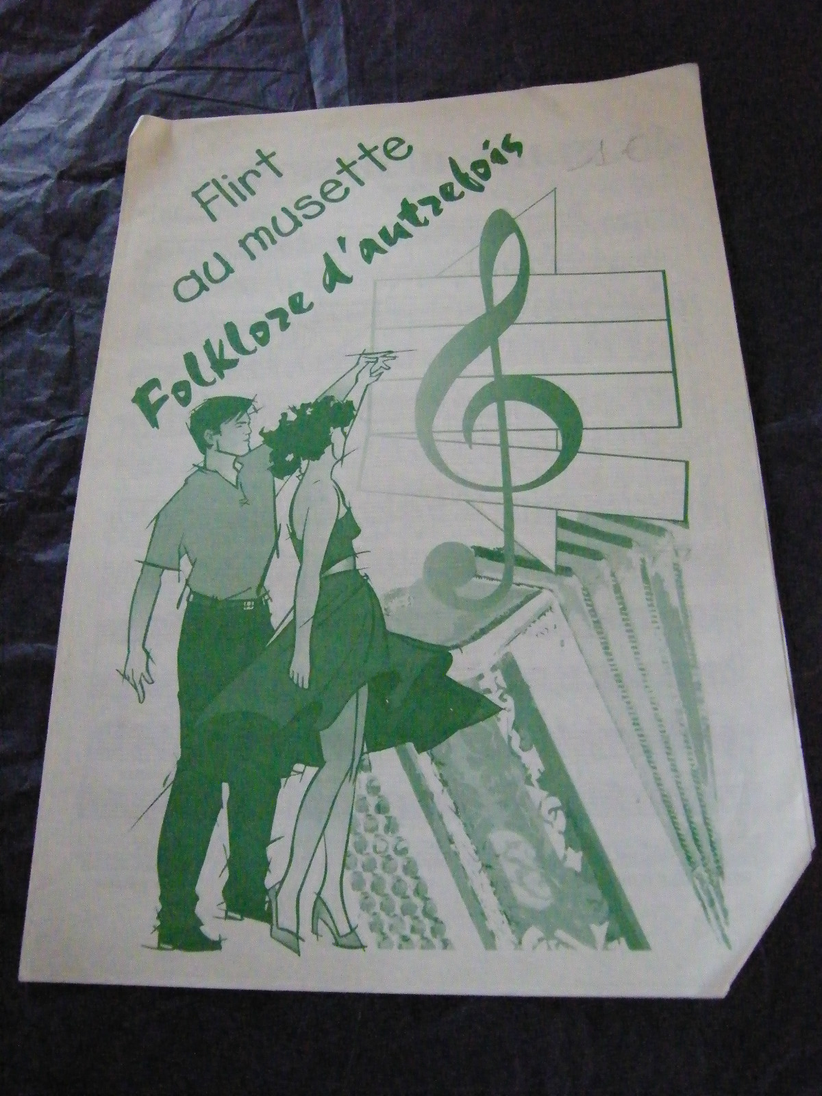 Flirt at The Musette Sheet Music Folklore of Yesteryear Accordion 1990