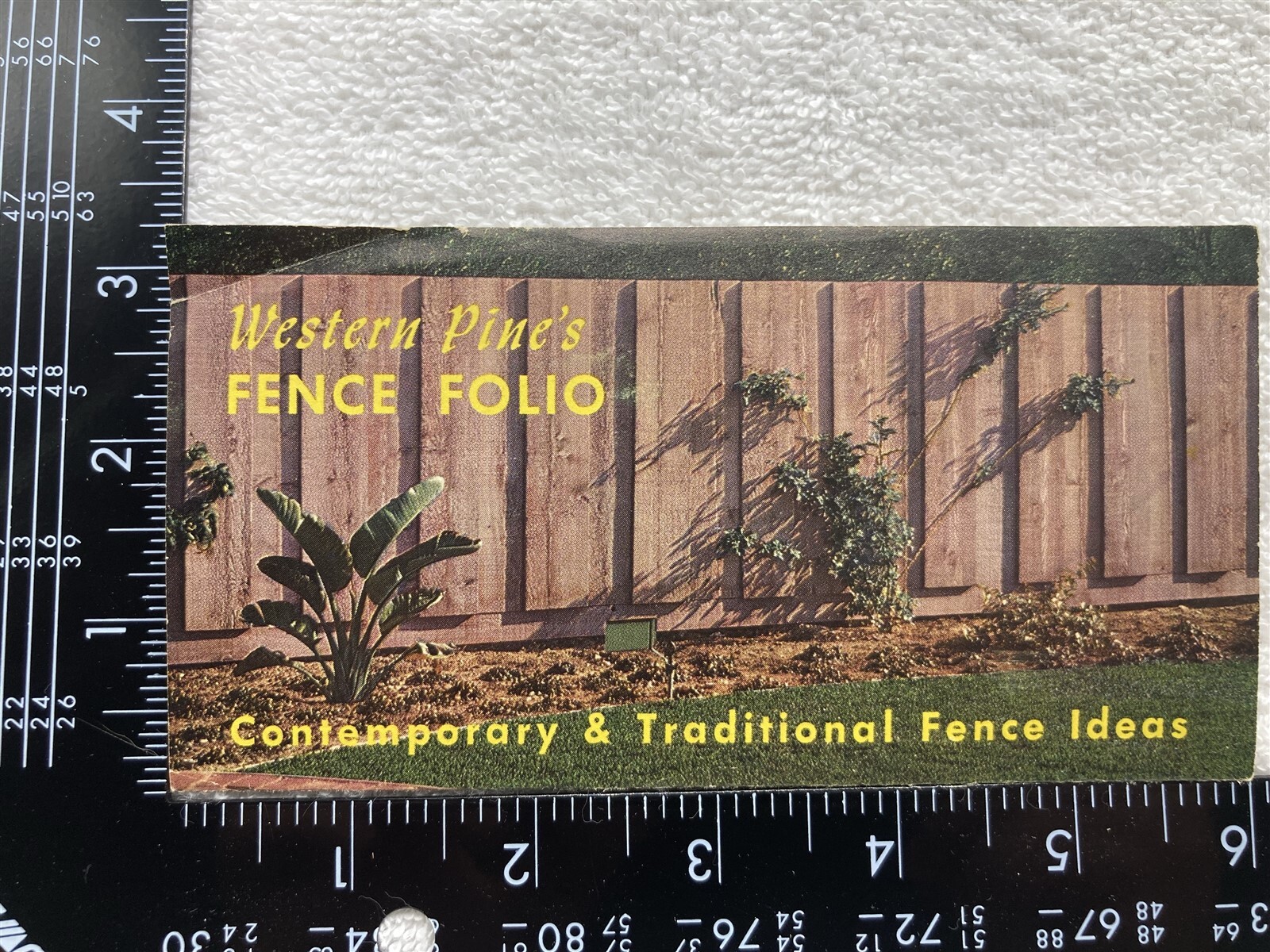 1950s 1960s Western Pine’s Fence Folio Portland OR Lumber Brochure Portfolio
