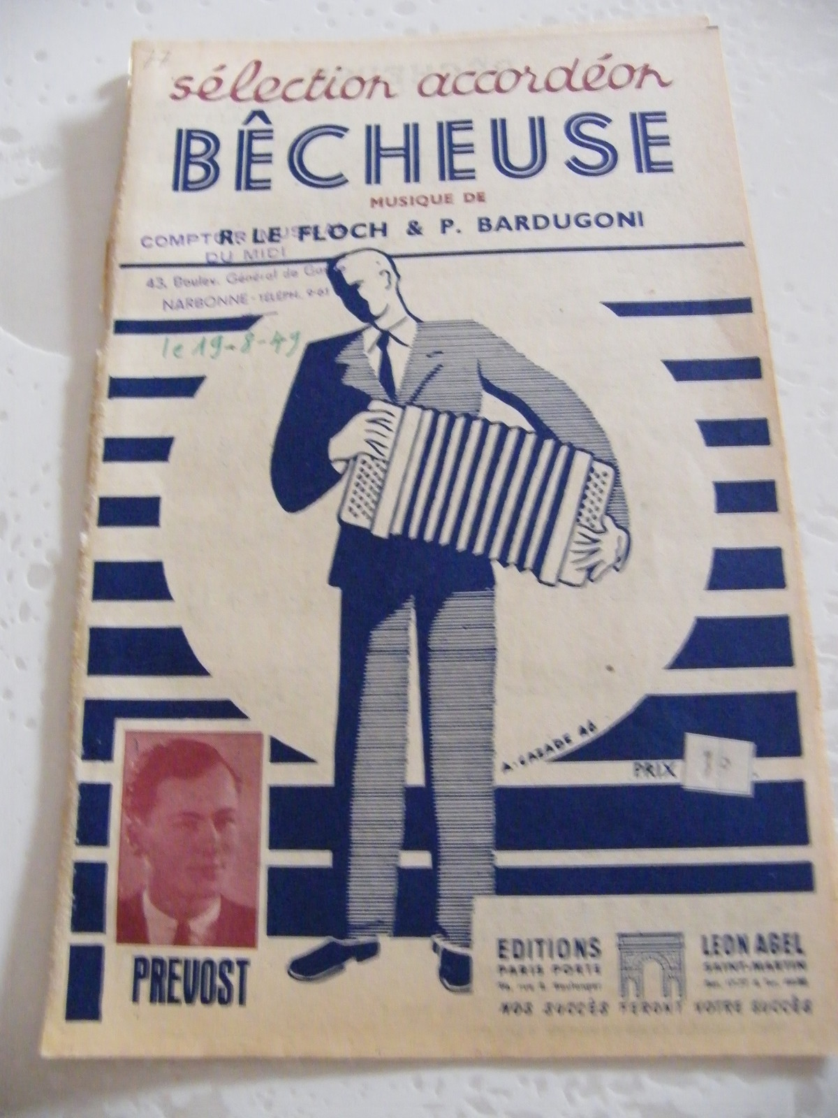 Partition Troublesome Le Floch P Bardugoni Prevost Accordion