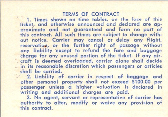 1940s Avalon Air Transport Passenger Coupon Catalina Island Long Beach Route