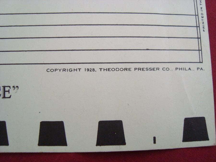 Vintage 1928 PLAYTIME KEYBOARD GUIDE for Piano THEODORE PRESSER
