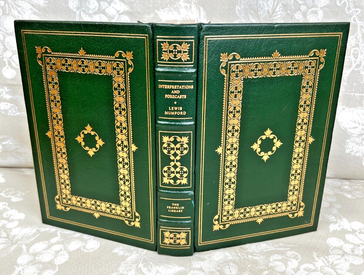 4 Franklin Library Books, Leather Bound 22K Gold Gilt William James & Others