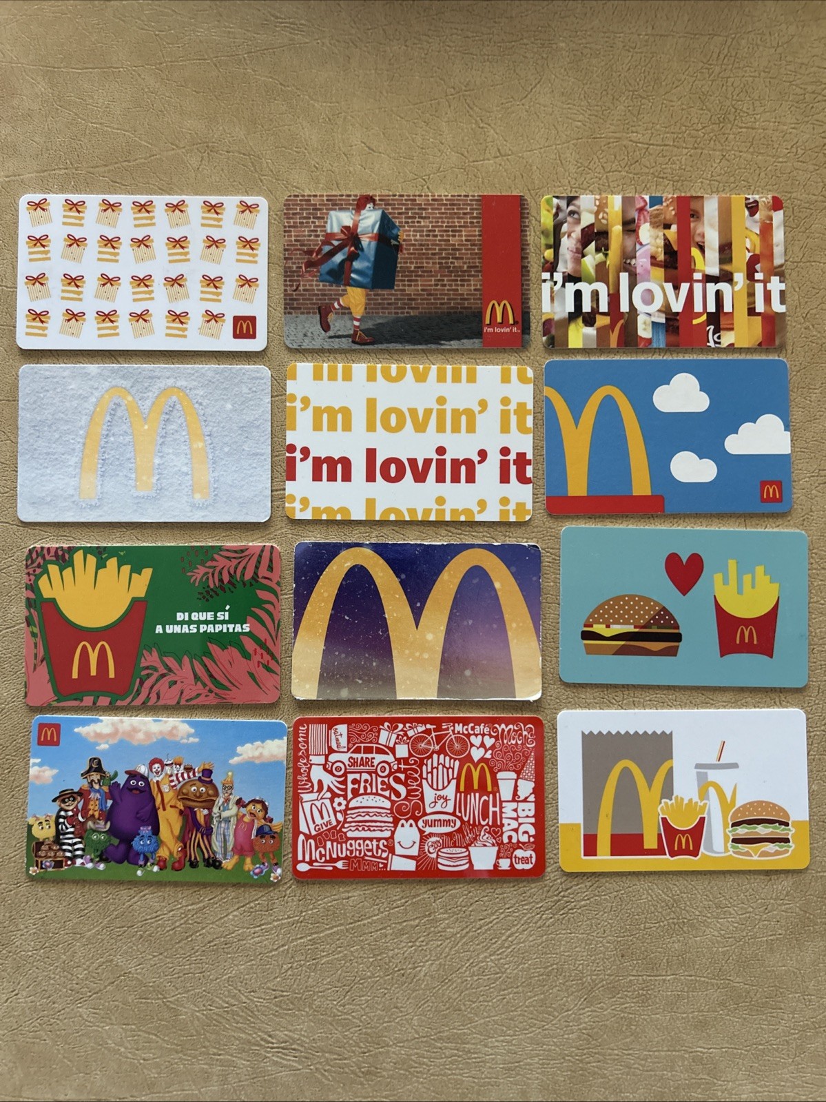 Lot Of 86 Different McDonald’s Arch Reloadable Gift Cards