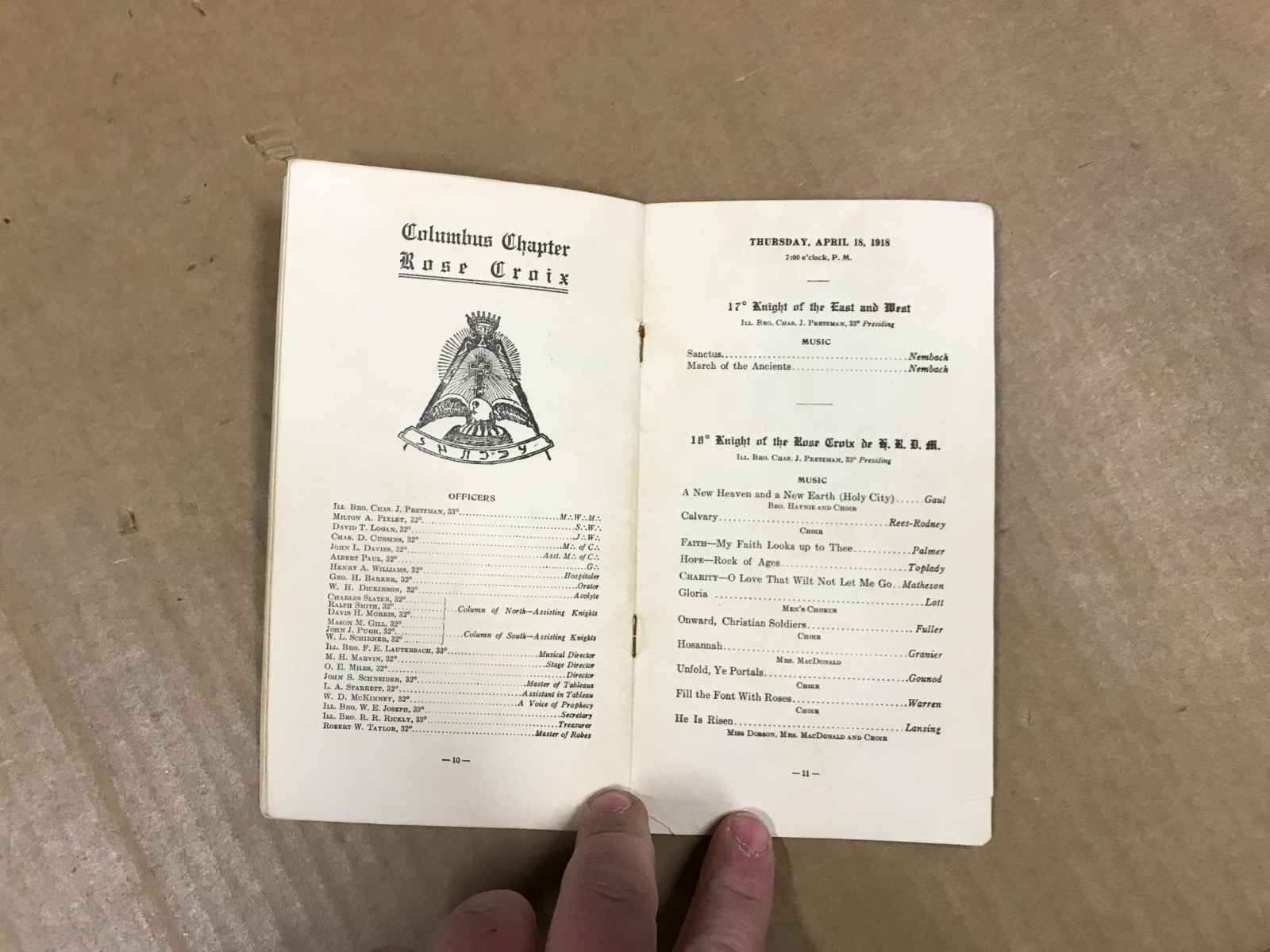 VTG Ancient Accepted Scottish Rite – Masonic Temple- Spring Reunion/Work Meeting