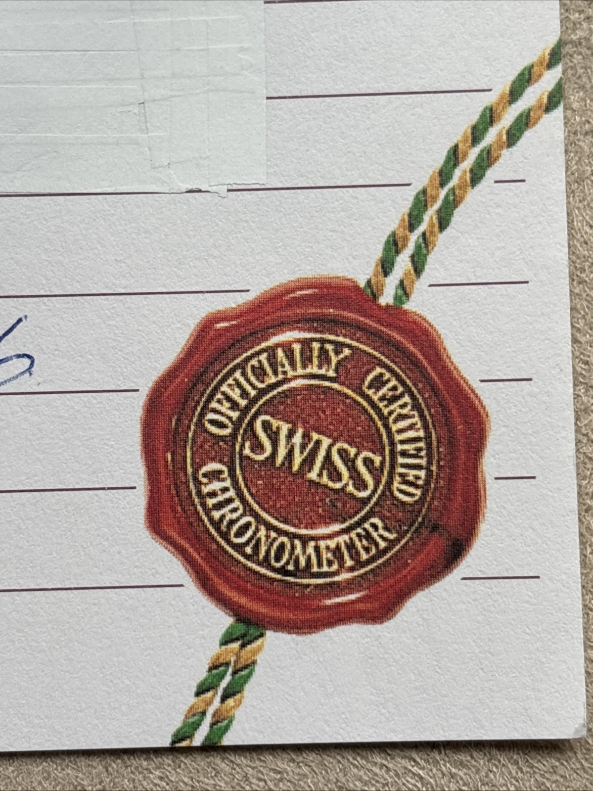 Vintage Collectible Rolex Paperwork – C. 2006 – Ref 118208 18k YG Day-Date Watch
