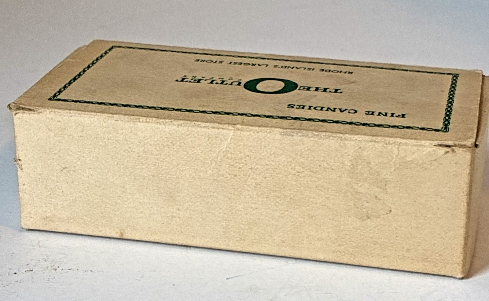 Lot of 2 Vintage Boxes – Outlet Store Candy Box & Coronation Christmas Card Box