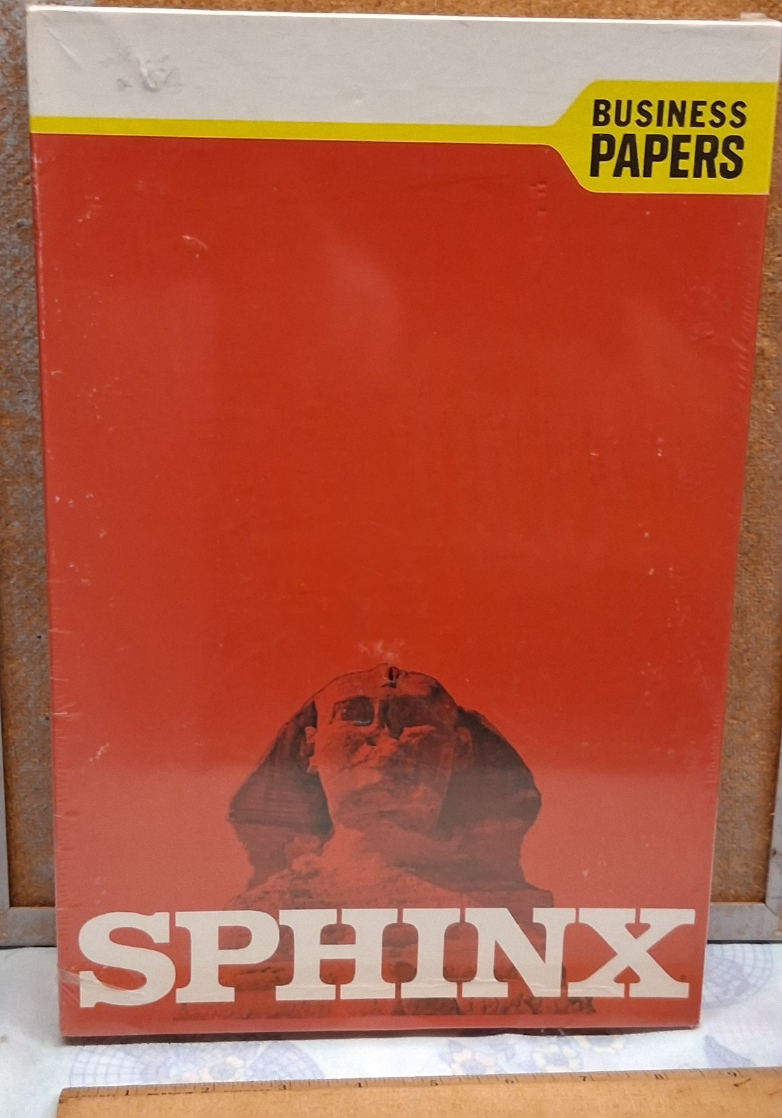 Vintage Sphinx Esquire Onion Skin Red Ruled Business Papers 500 sheets 8.5 x 13