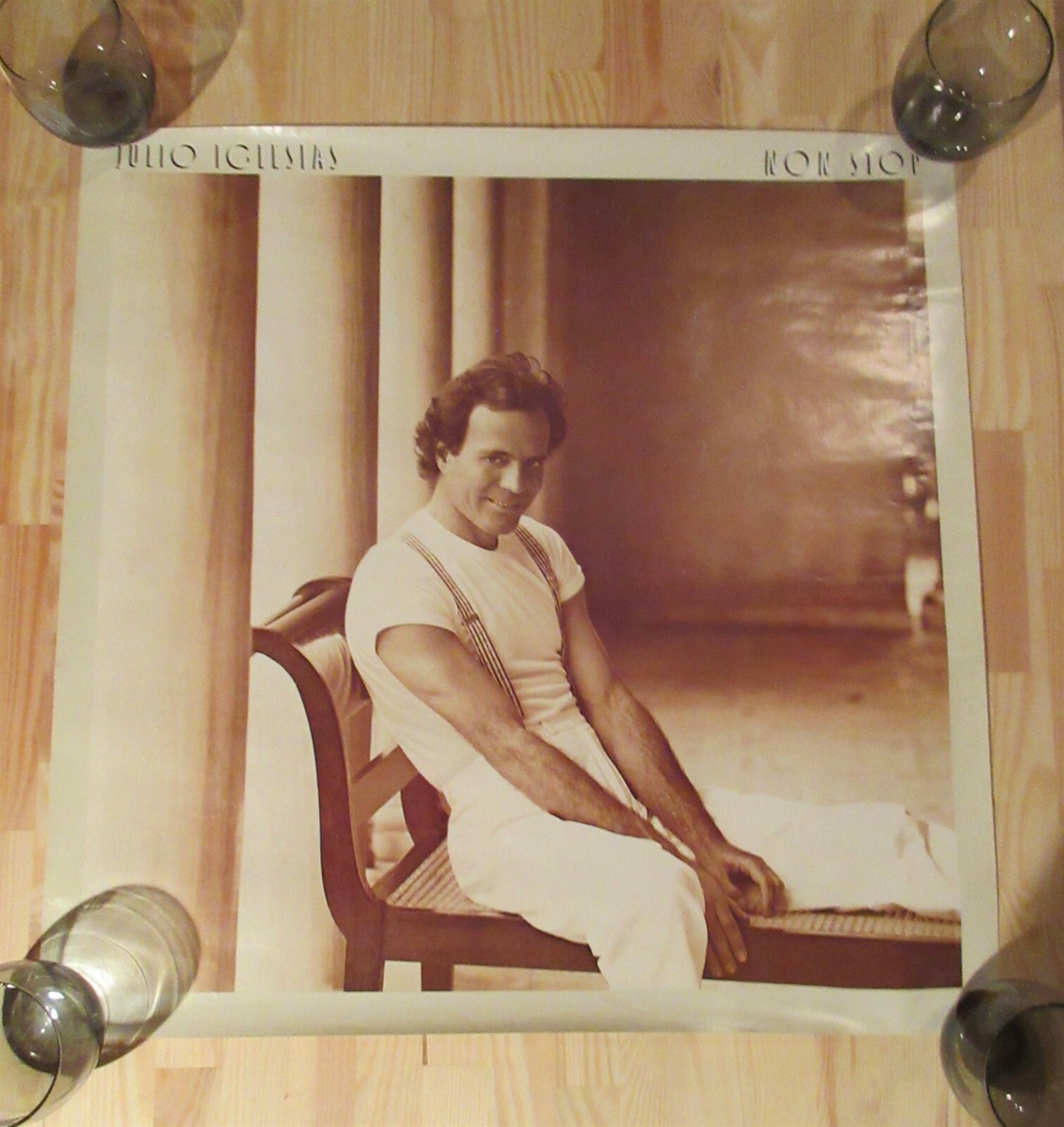 JULIO IGLESIAS SPECIAL *NON STOP* PROMO POSTER 23″ x 23″