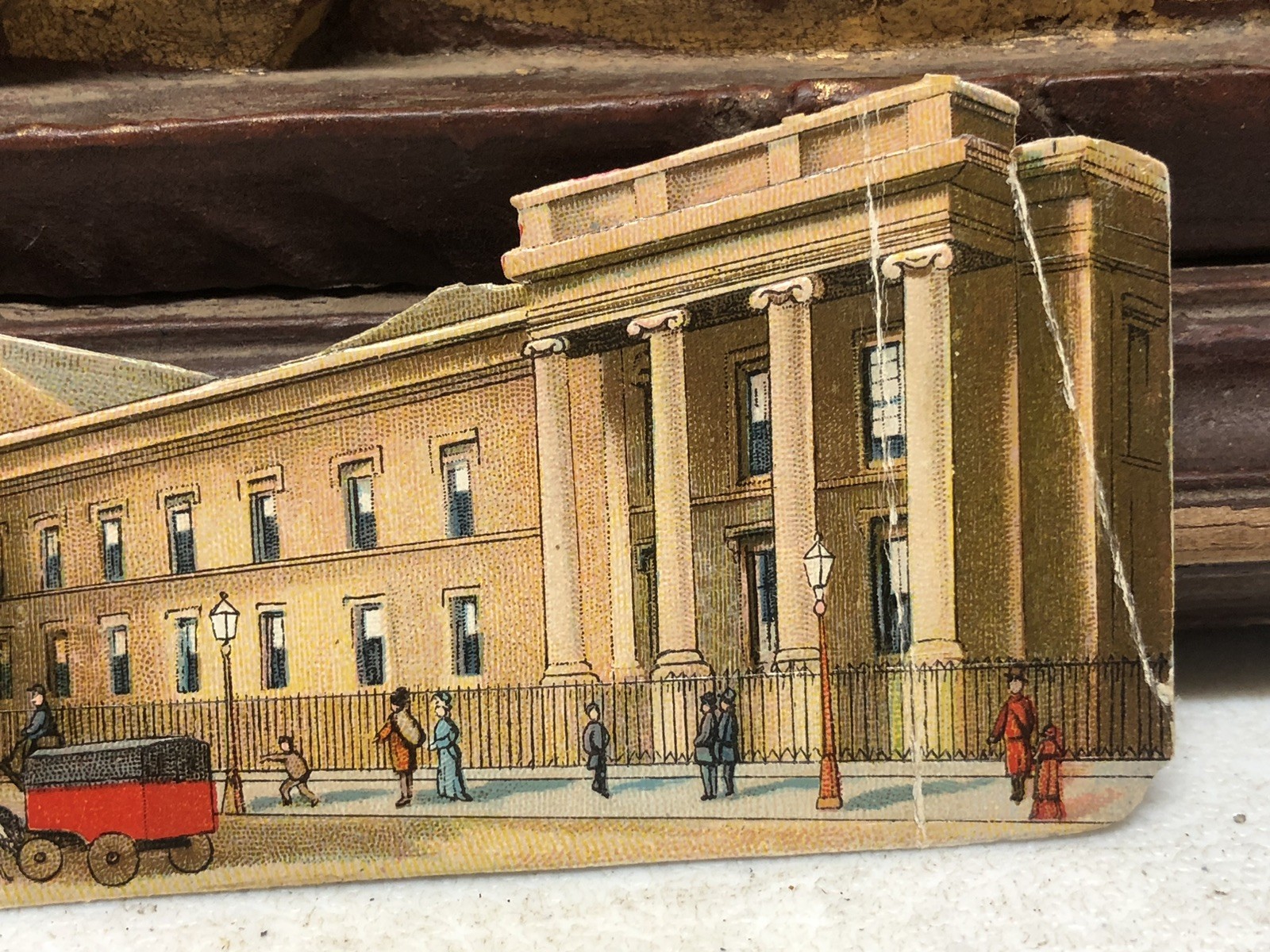 General Post Office Bullding Victorian Die Cut Scrap – L3