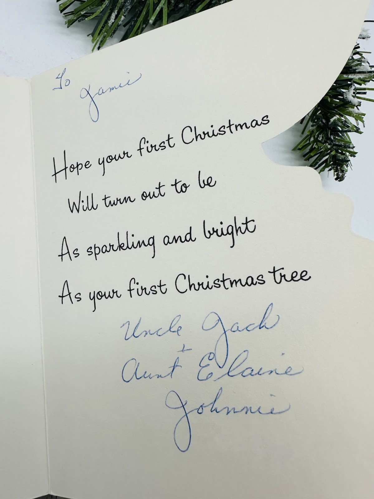 Vintage Baby’s First Christmas Greeting Cards Set of 2