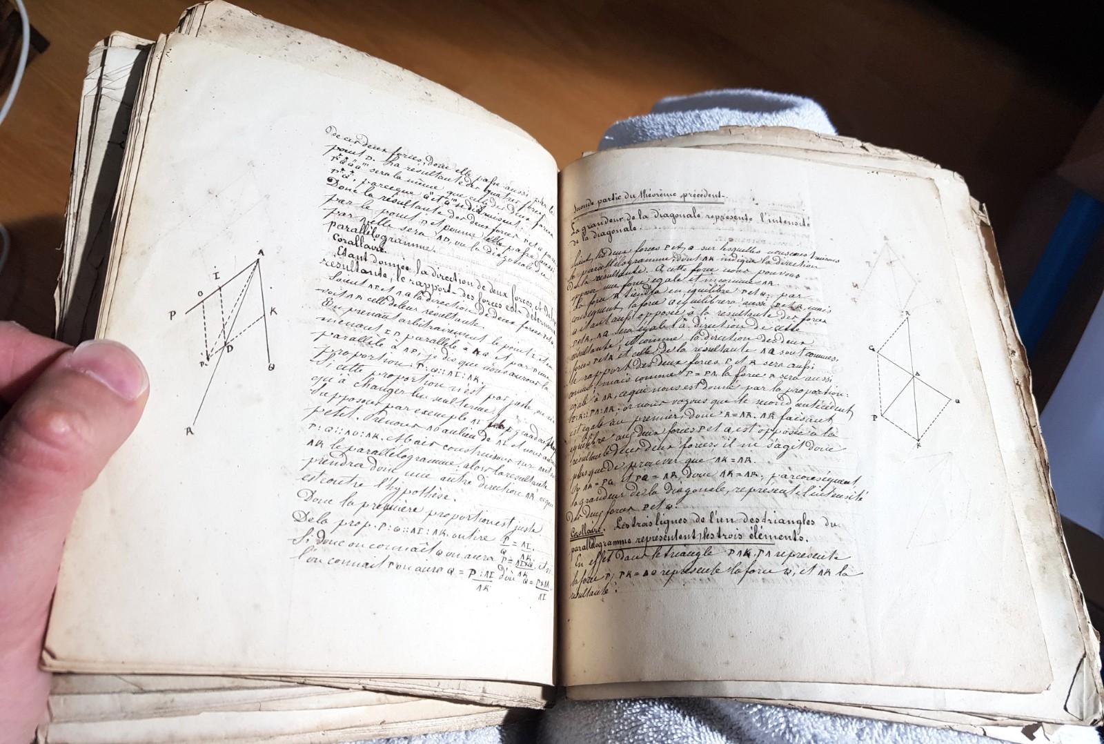 Important 19th Century Physics Chemistry Manuscript Set, Many Diagrams
