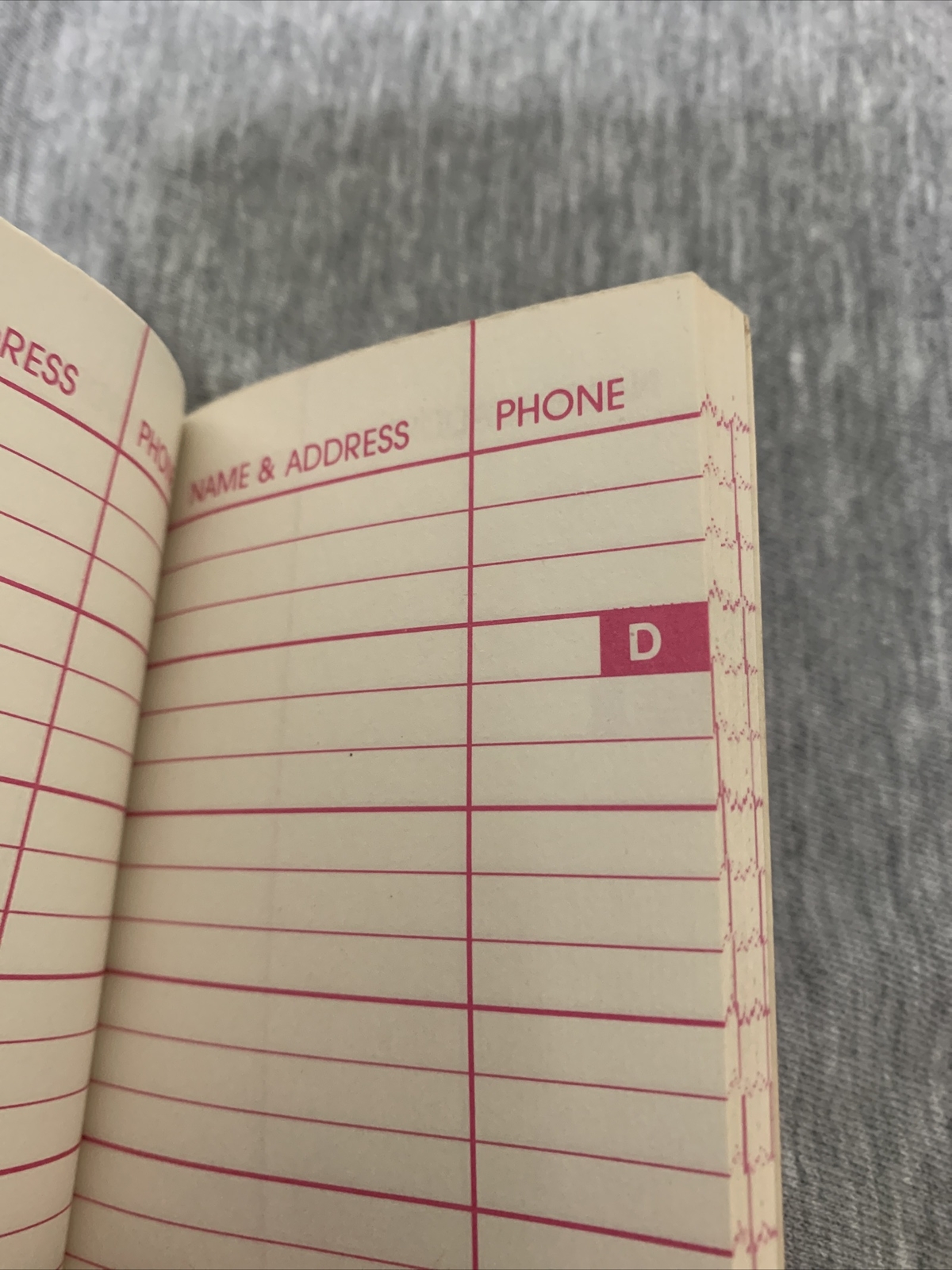 Vintage Mattel 1981 Barbie Telephone Book Unused