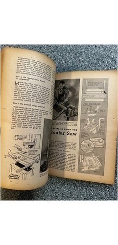 1946 Popular Science How to Get Most Out of Home Workshop Paperback 750 Diagrams