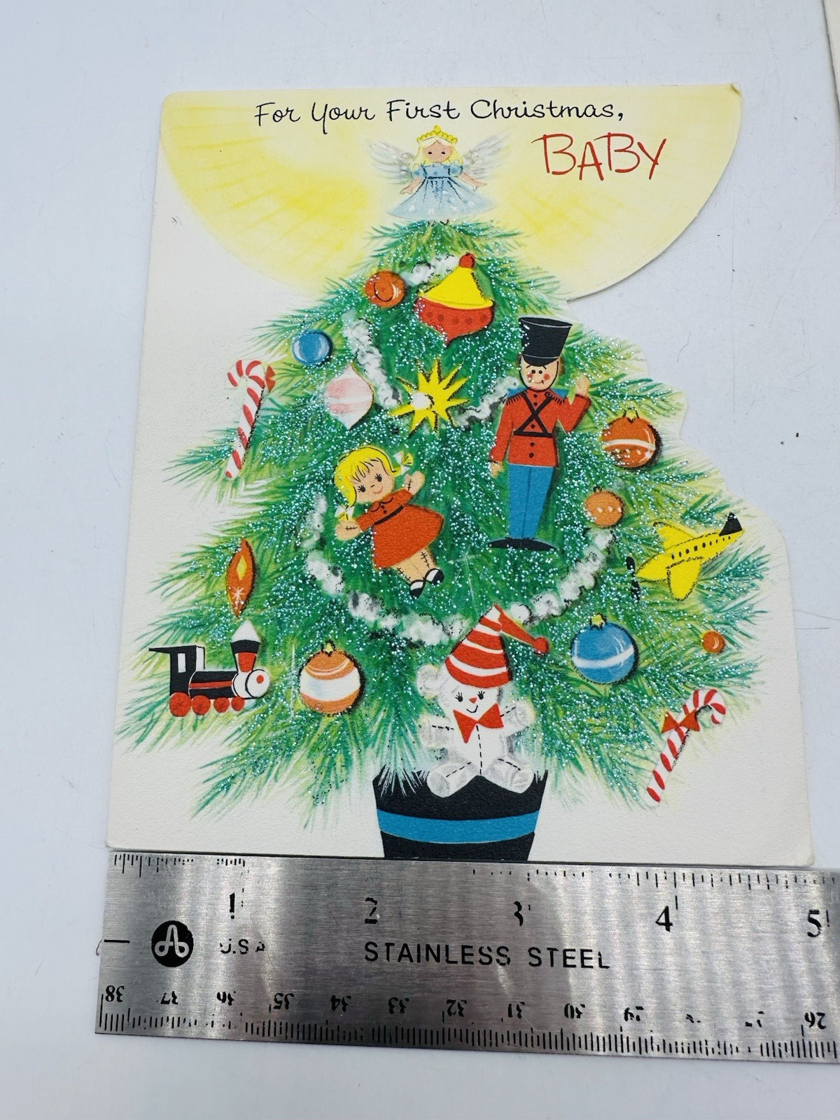 Vintage Baby’s First Christmas Greeting Cards Set of 2
