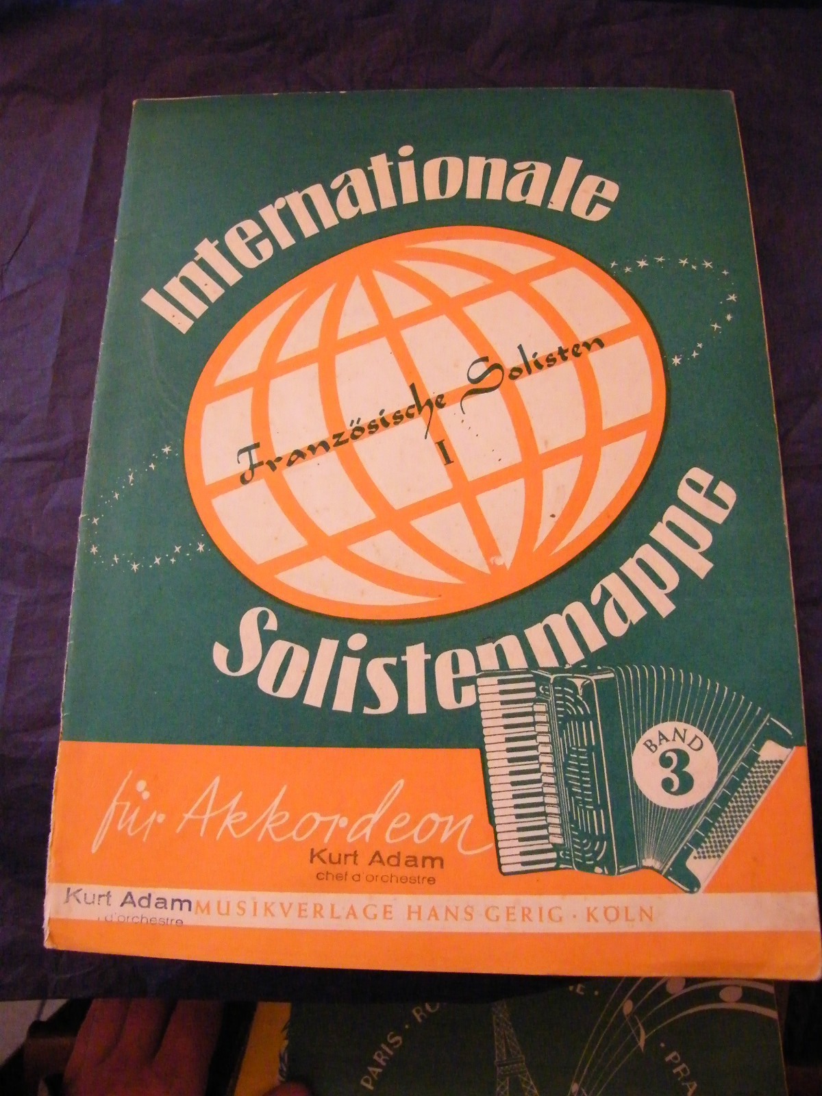 International Soloists Folder for Accordion Kurt Adam Solos Accordion