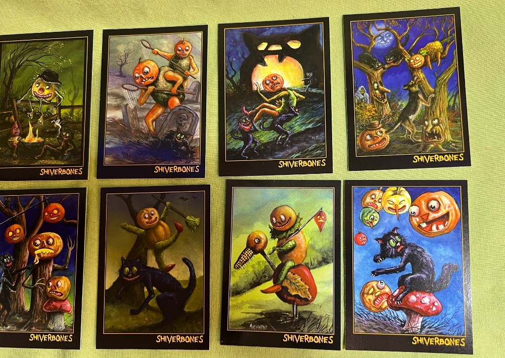 Halloween TRADE CARDS by Matthew Kirscht – Lot of 12