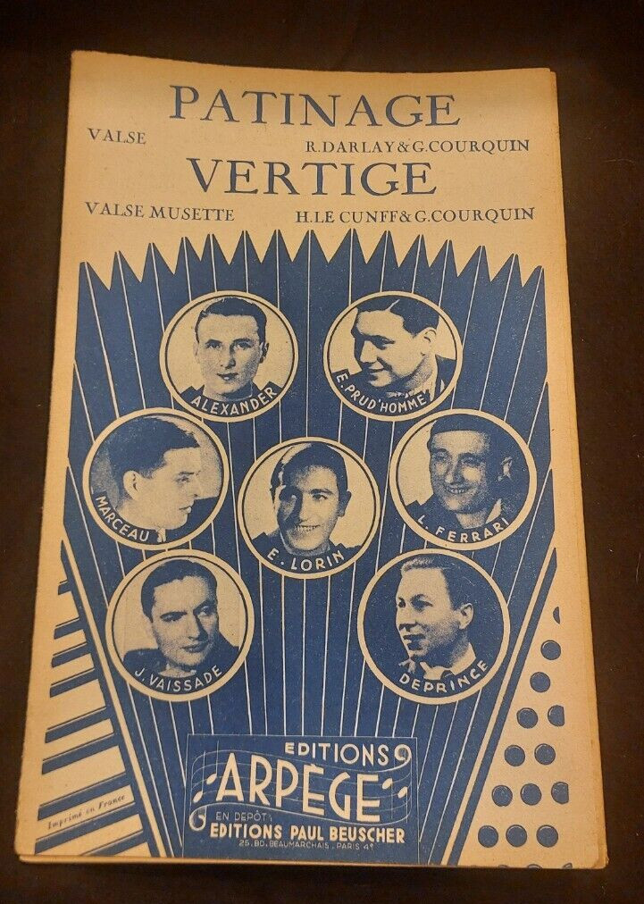 Vertige Courquin Sheet Music For Skating