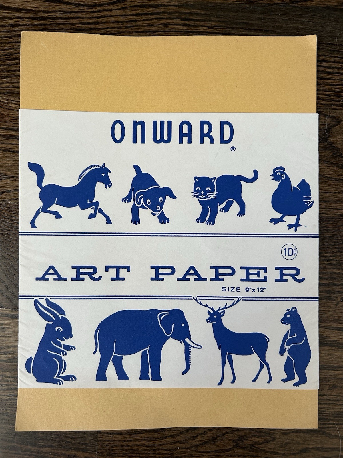 Vintage ‘30s ‘40s Onward Color Art Paper 9 X 12 10 Cents Complete 7 Sheets Each