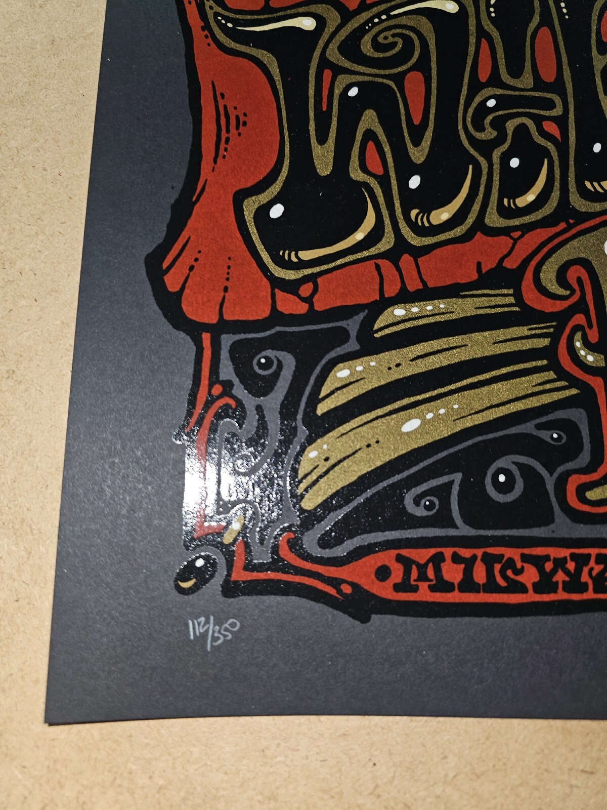 Widespread Panic Milwaukee 2010 The Riverside Theater Jeff Wood Poster S/N Print