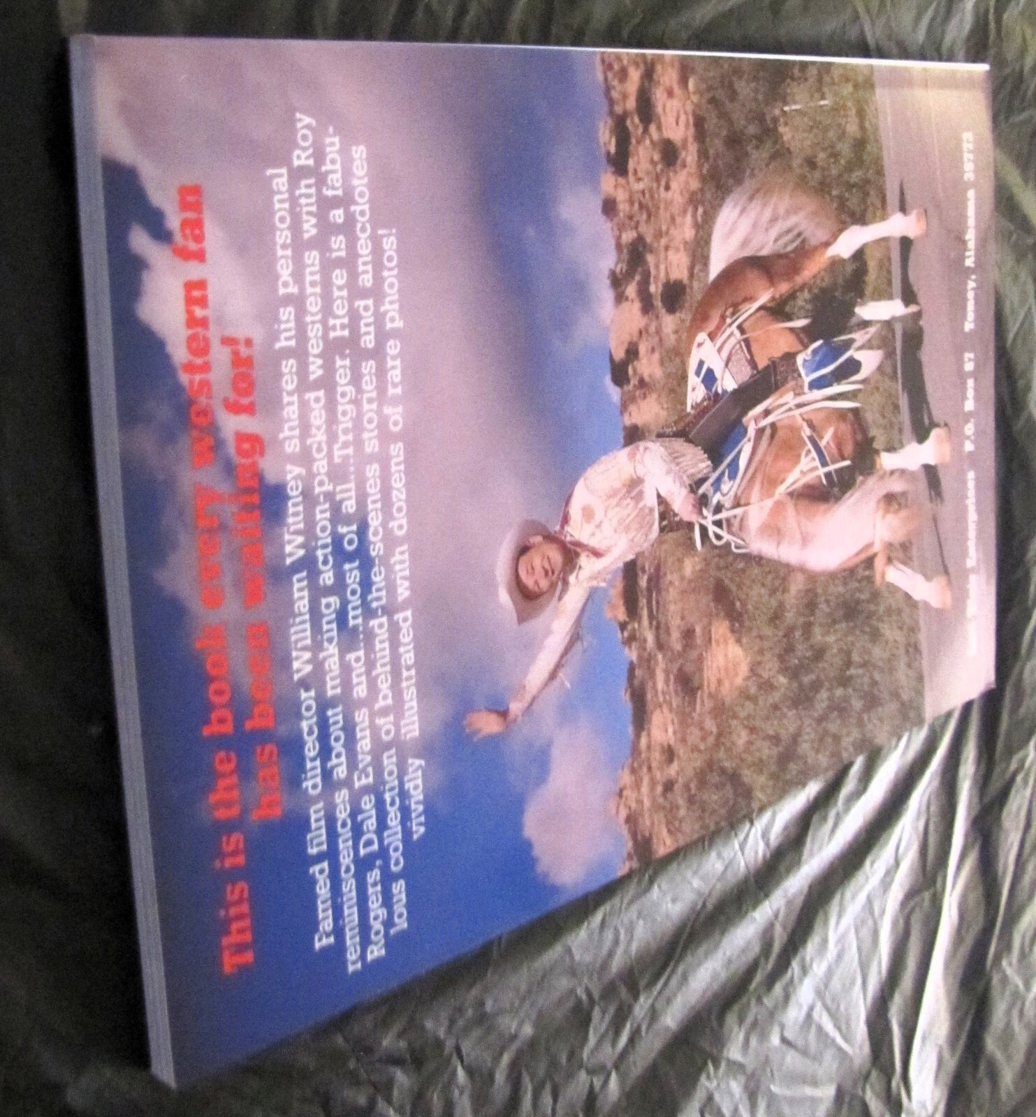 REMEMBERING TRIGGER, Roy Rogers, by William Whitney, B-Western, New condition