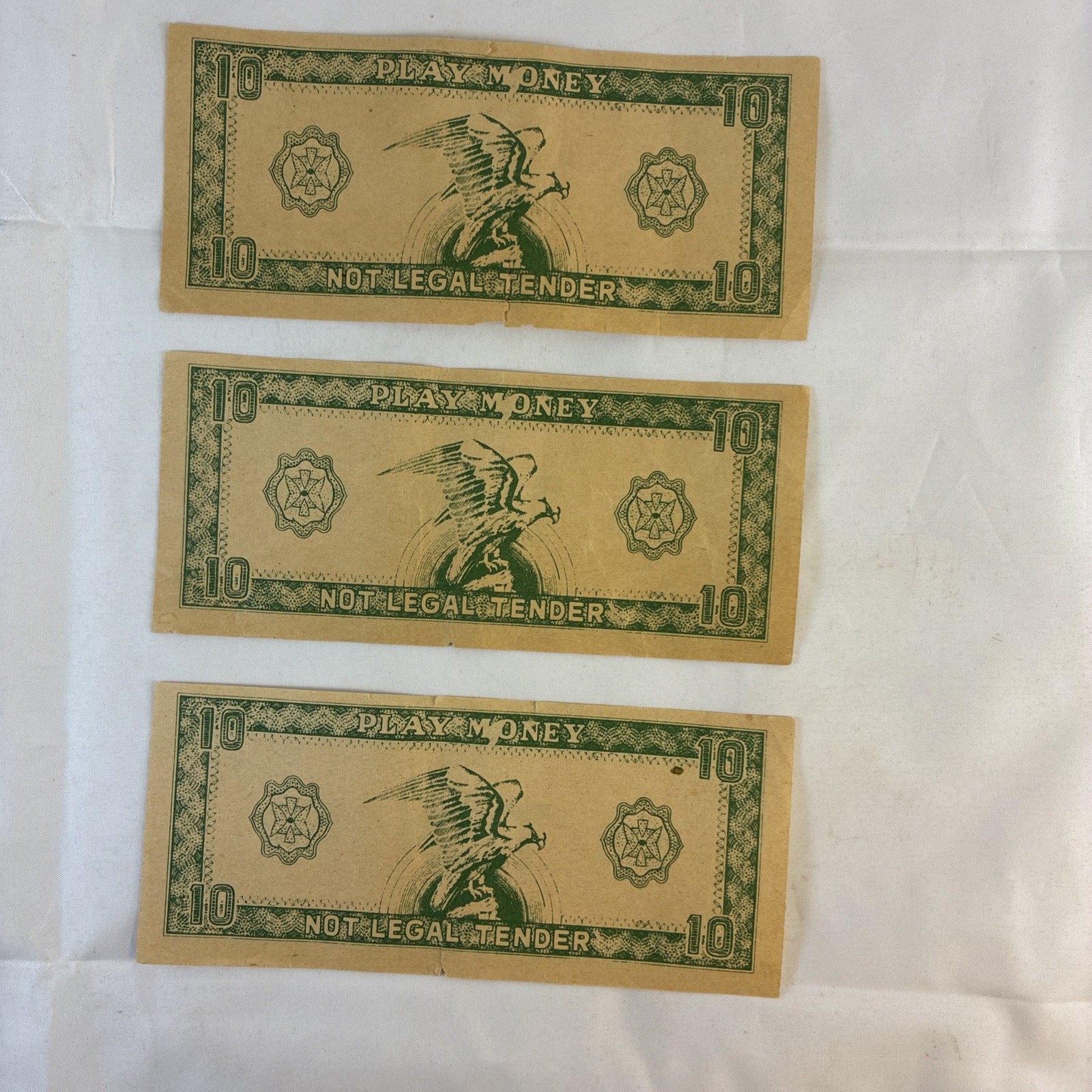 Vintage Old Play Paper Money 21 Bills – 1s, 5s, 10s, 100s And One $1000