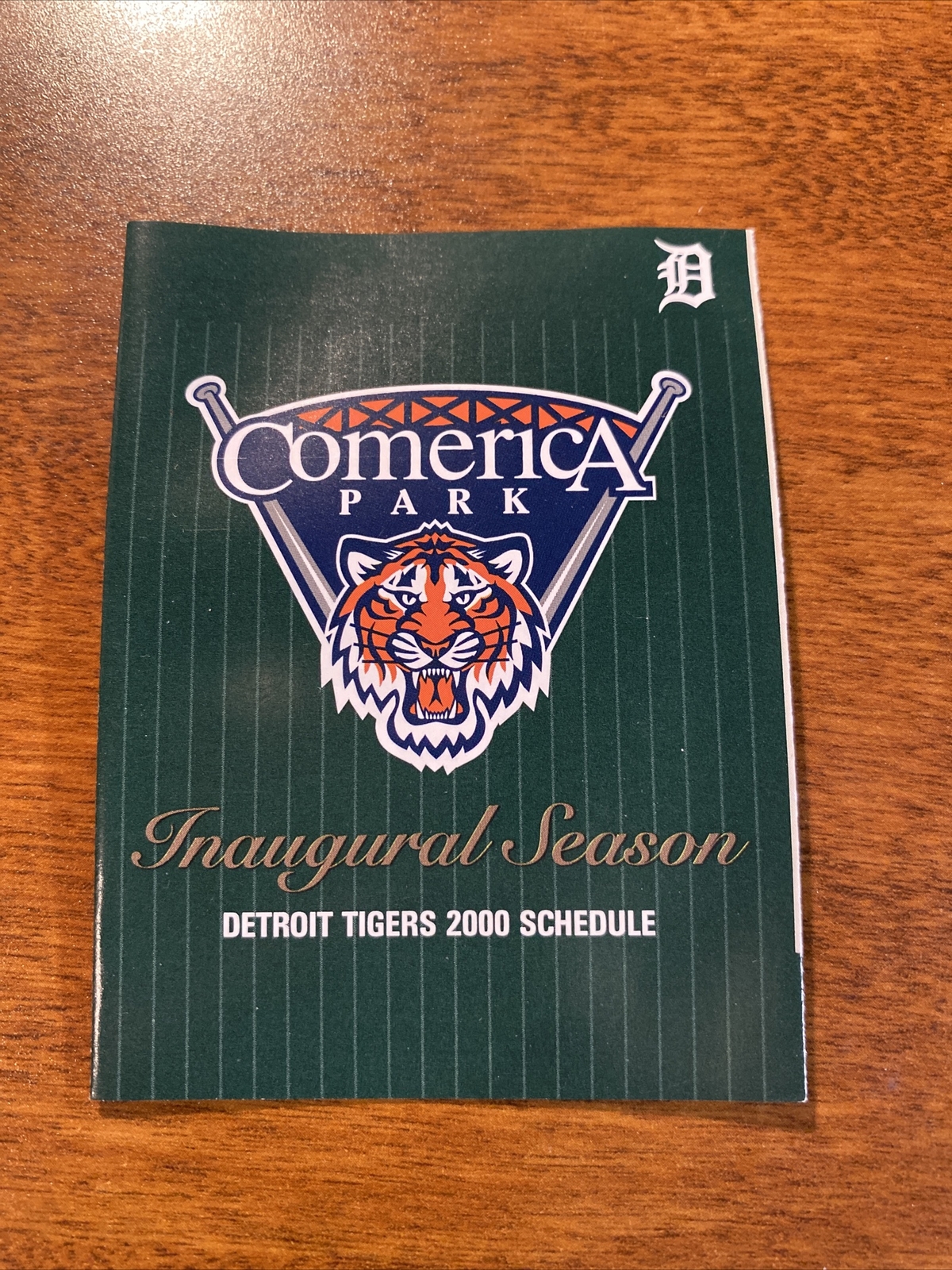 Little Caesars Back – 2000 Detroit Tigers Schedule – First Season Comerica Park